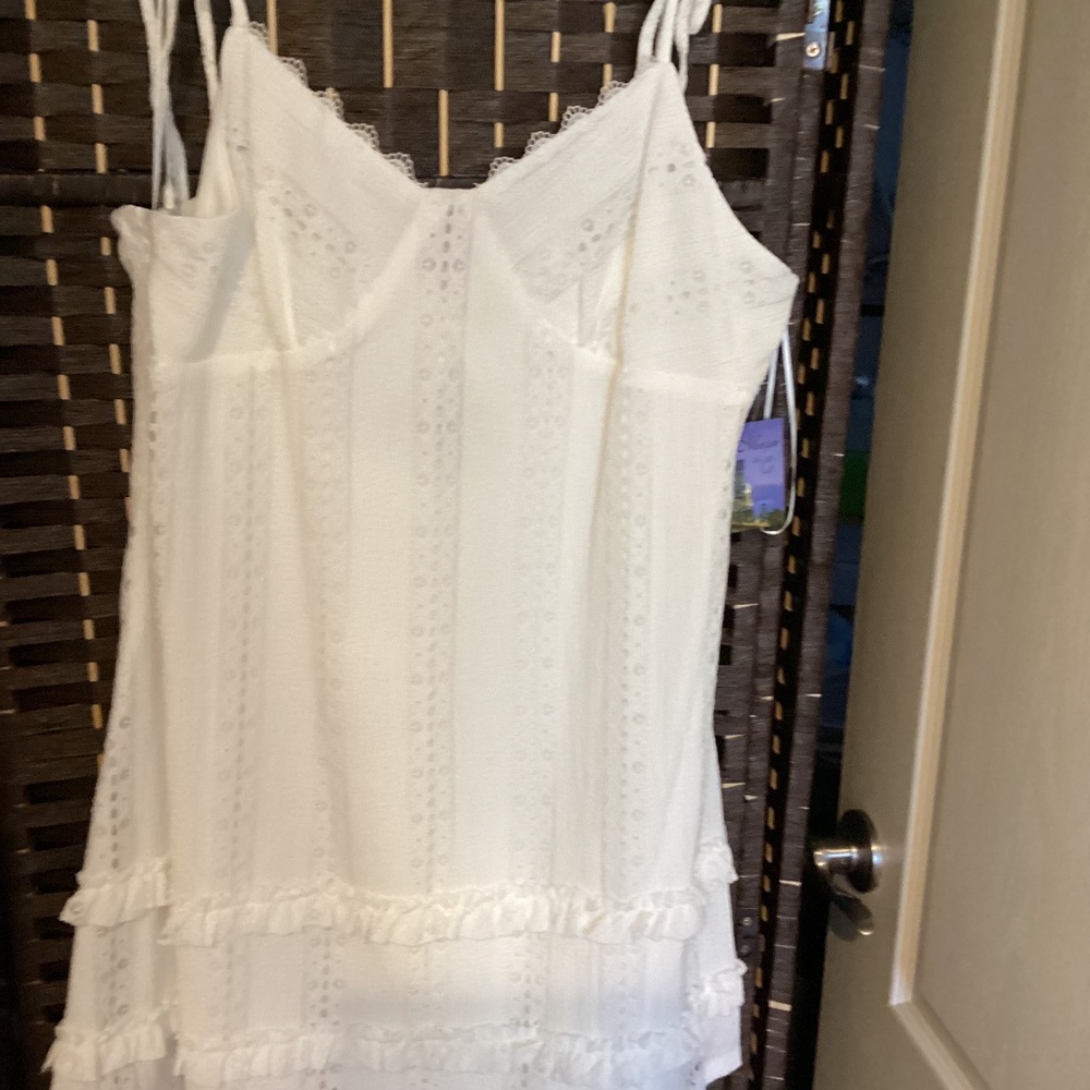 EYELET DROP MINI DRESS( X- Large)